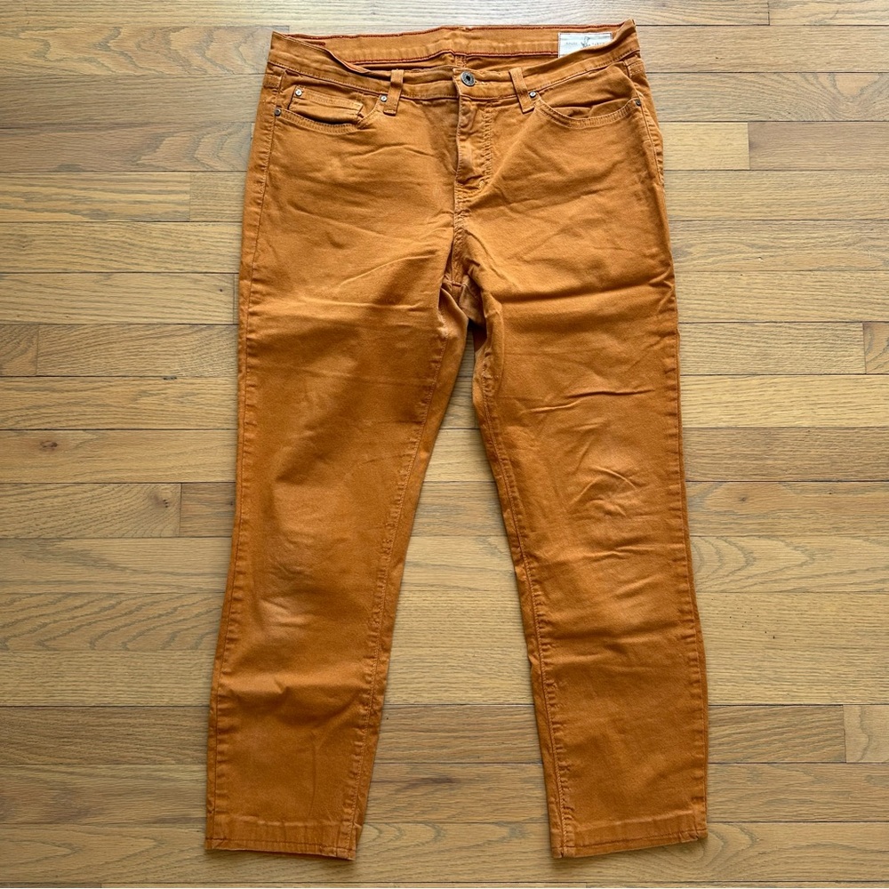 Angry Rabbit Burnt Orange Cropped Jeans Size 31/13